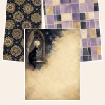 Free moonlit-black-cat-weekly-giveaway – 3 Printable Scrapbook Paper Samples preview