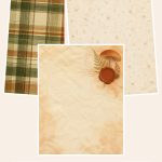 Free mushroom-postmark-weekly-giveaway – 3 Printable Scrapbook Paper Samples preview