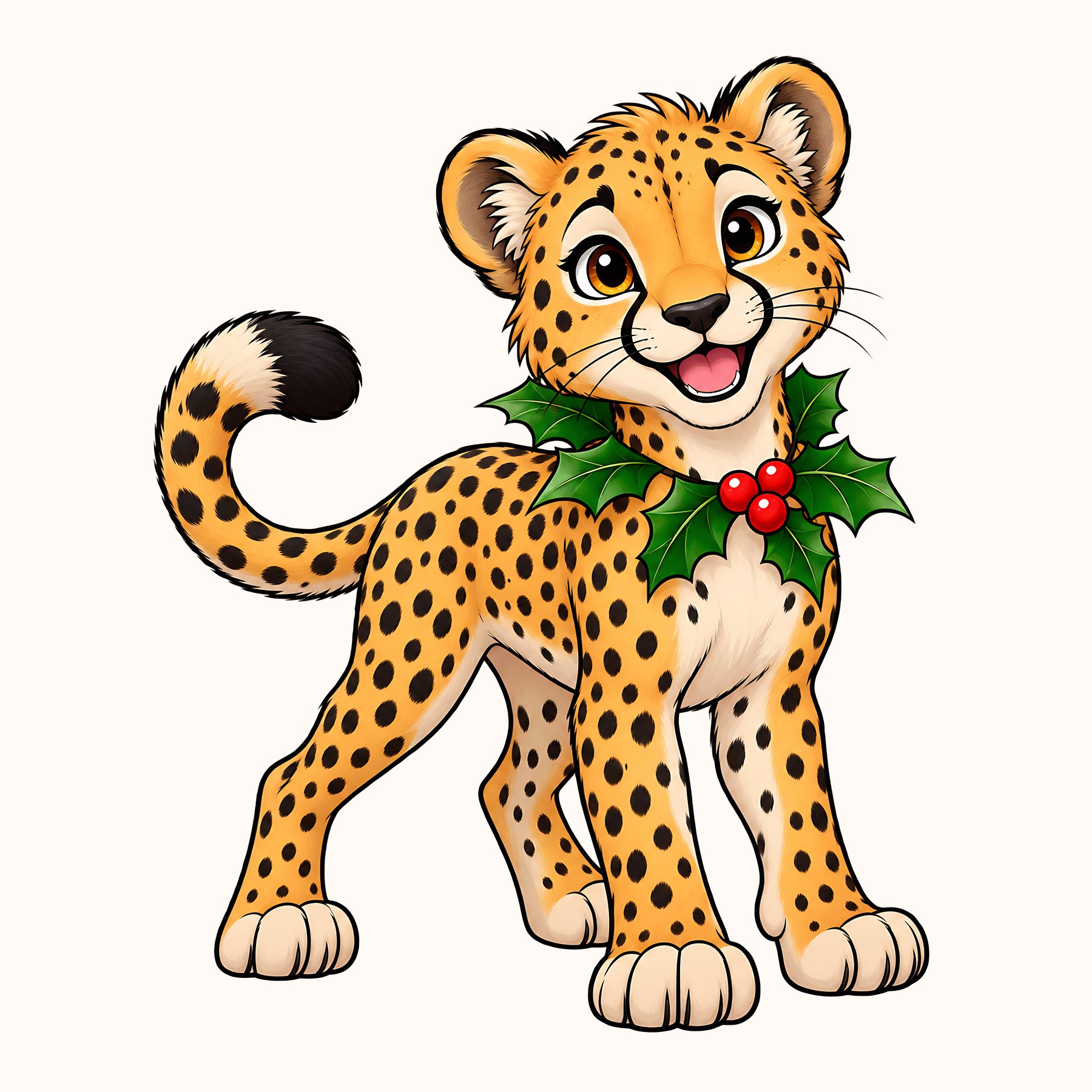 Safari Comic Christmas — 80 Papers, Cliparts & Die-Cuts preview 5