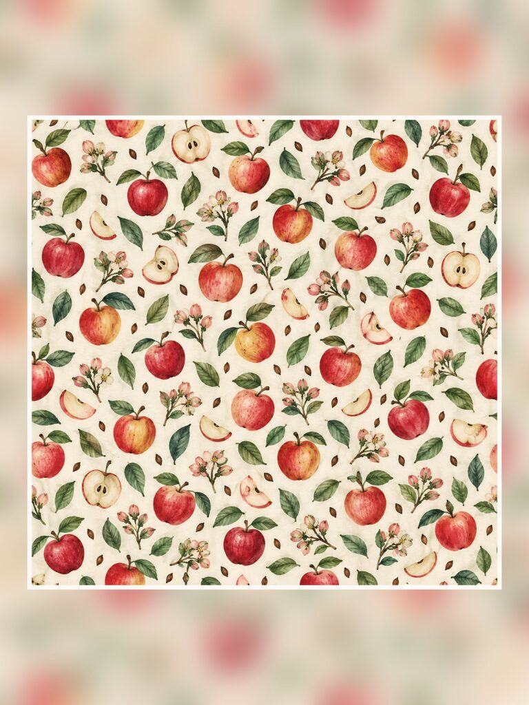 Apple Orchard & Cider Harvest Digital Papers poster portrait