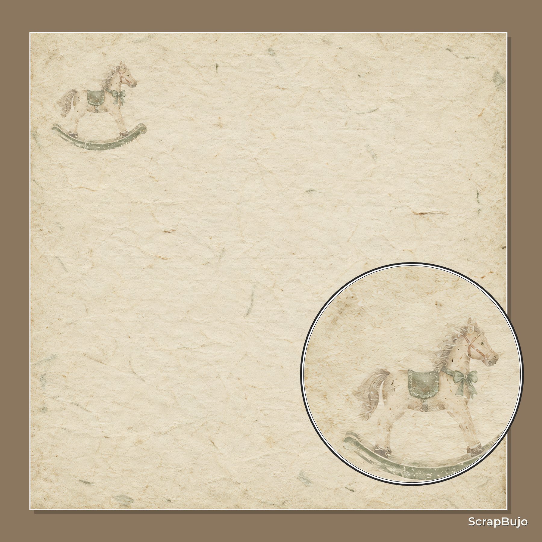 Vintage Christmas Scrapbook Paper 40 preview 5