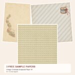 Free Vintage Christmas Scrapbook Paper 40 – 3 Printable Scrapbook Paper Samples preview