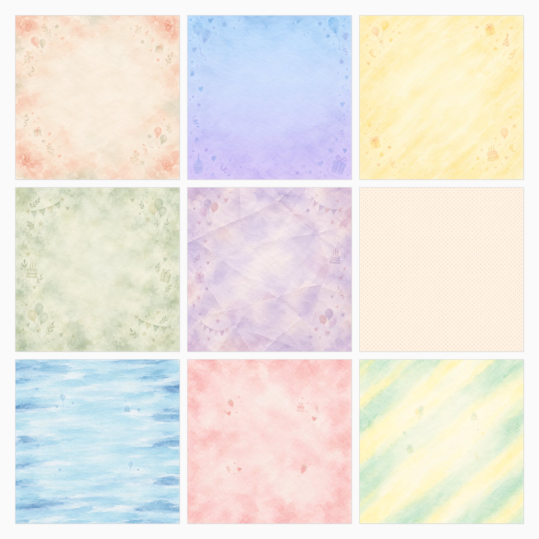 50 Birthday Digital Papers 12X12 preview 2