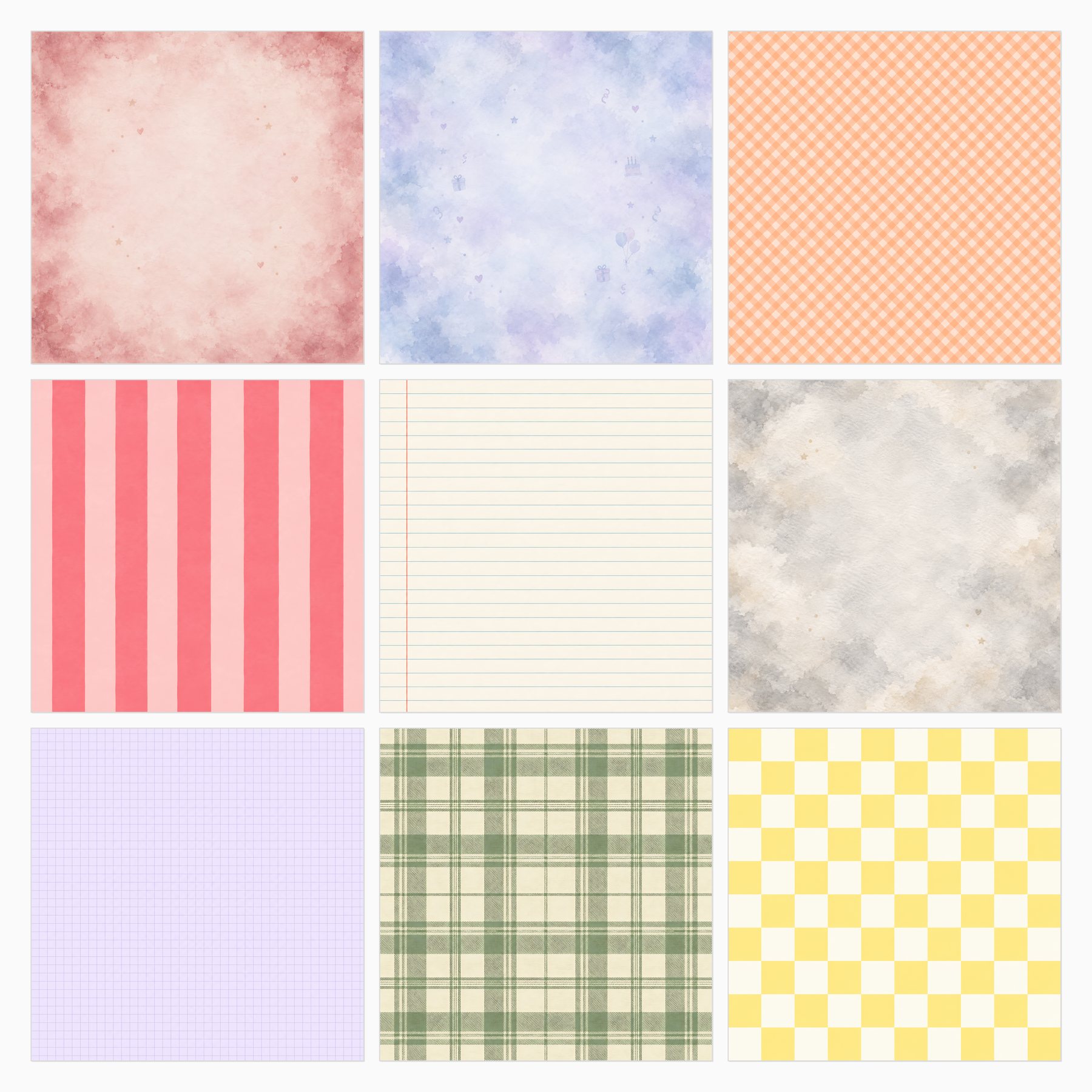 50 Birthday Digital Papers 12X12 preview 3