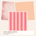Free 50 Birthday Digital Papers 12X12 – 3 Printable Scrapbook Paper Samples preview