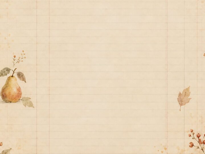 Harvest Ledger Autumn Digital Scrapbook