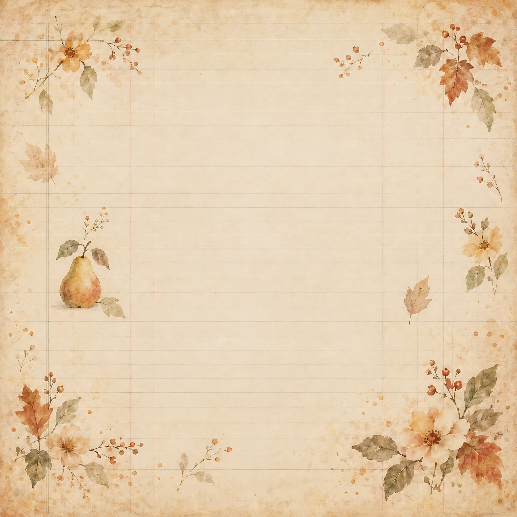 Harvest Ledger Autumn Digital Scrapbook preview 2