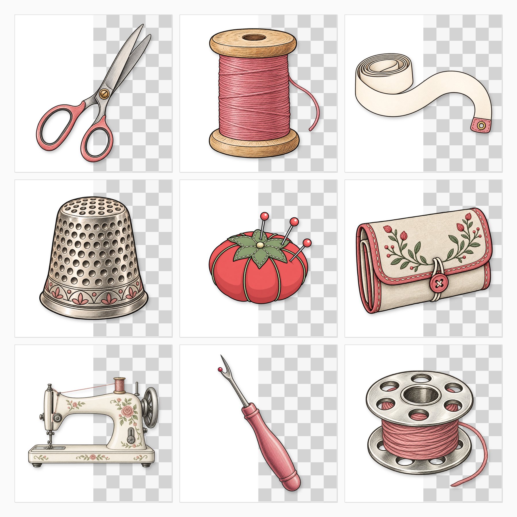 Handmade Sewing Doodles preview 2