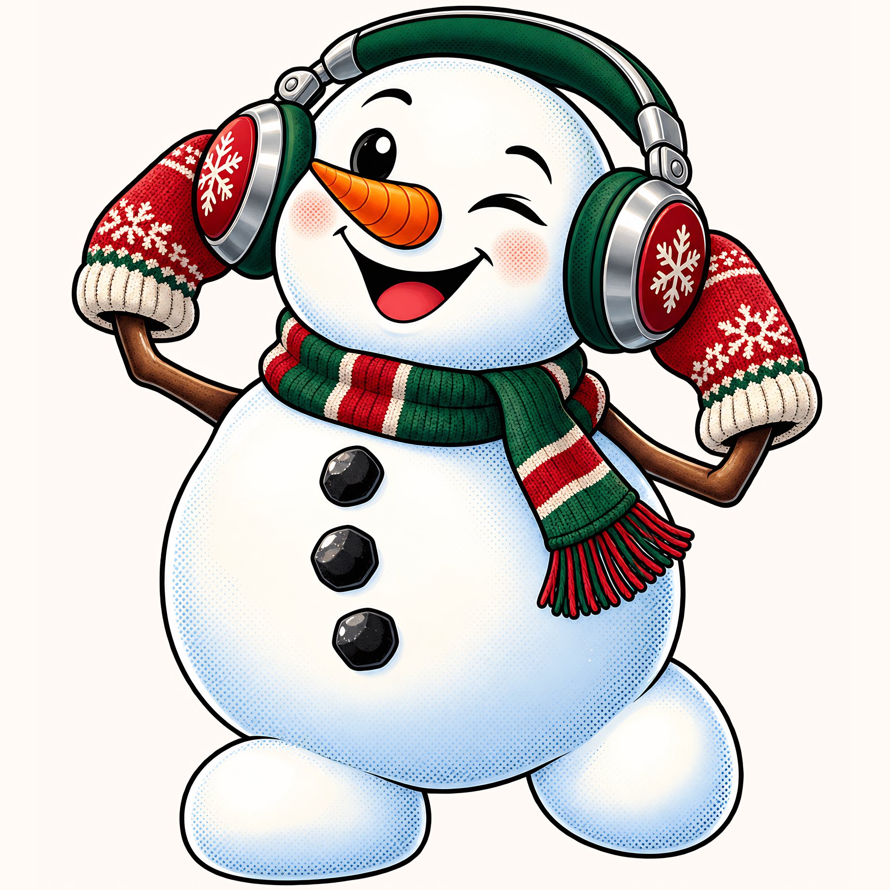 K-pop Christmas Digital Paper and Clipart preview 6