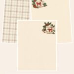 Free Cozy Christmas Cottagecore Digital Paper – 3 US Letter Paper Samples preview