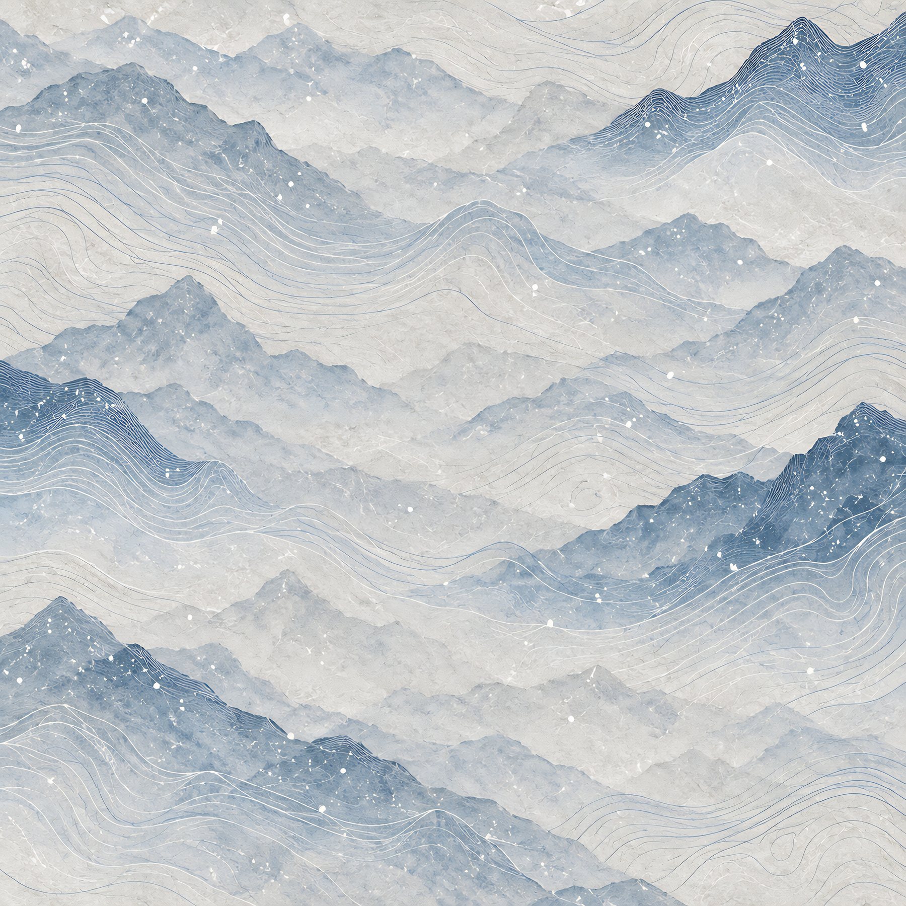 Alpine Knit Winter — 40 Digital Scrapbook Paper Designs preview 4