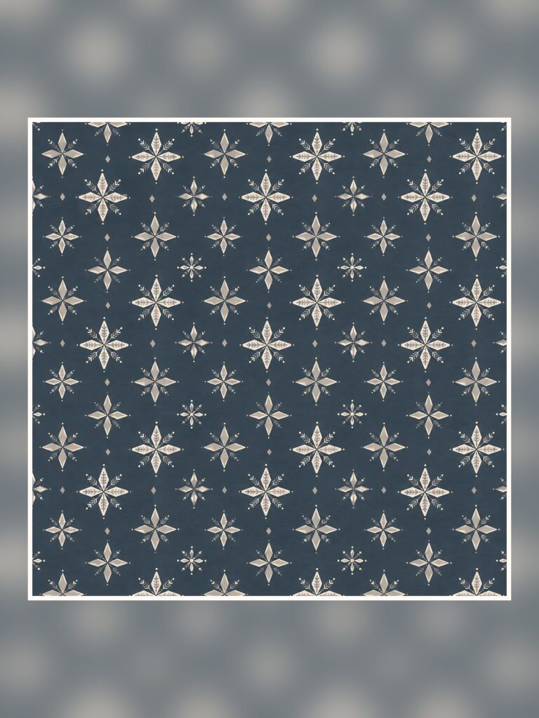 Alpine Knit Winter — 40 Digital Scrapbook Paper poster portrait