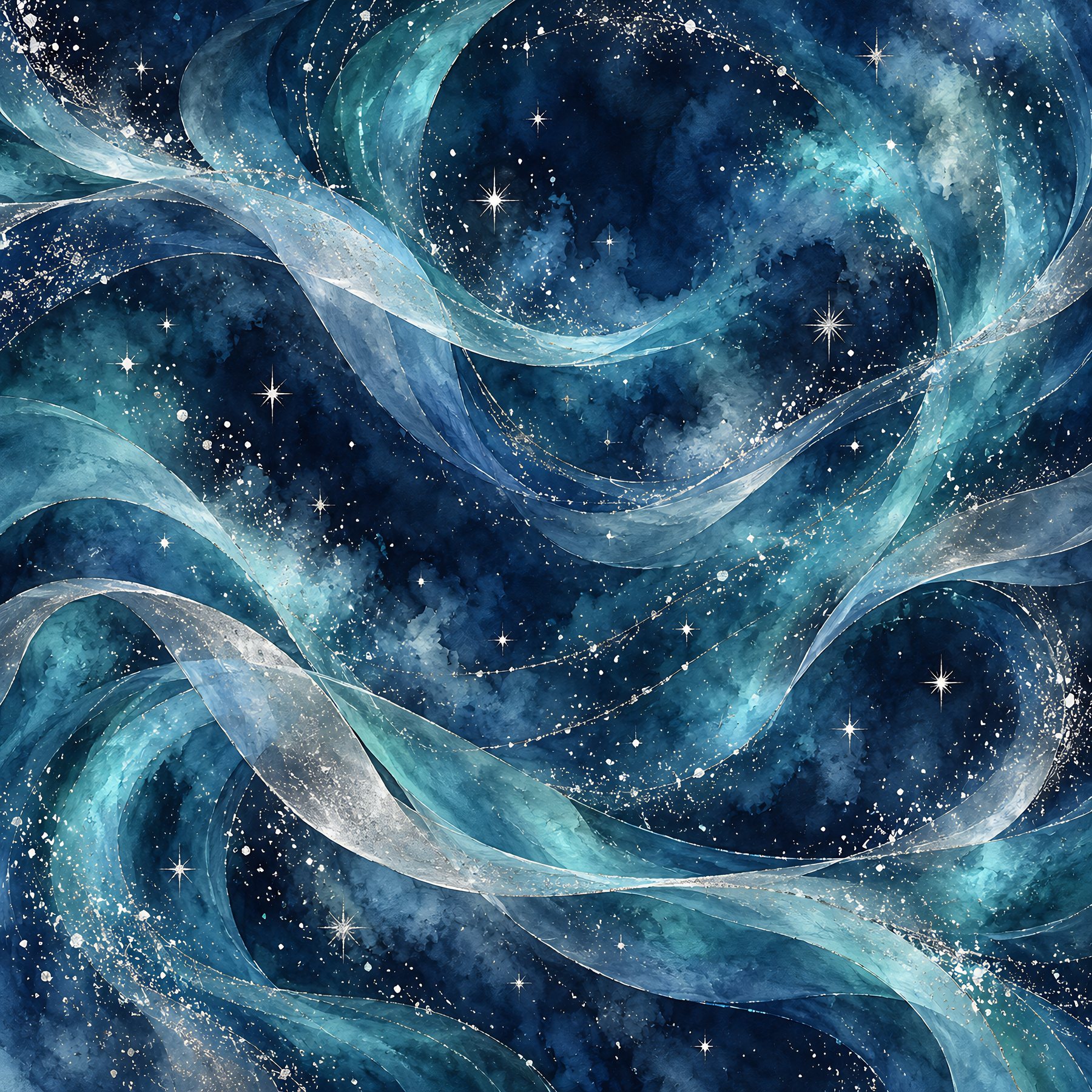 Aurora Ribbon Christmas: 40 Abstract Scrapbook Papers preview 3
