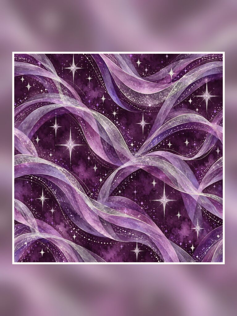 Aurora Ribbon Christmas: 40 Abstract Scrapbook poster portrait