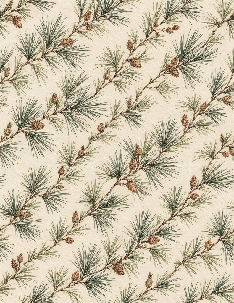 Copper Pine Christmas — 40 Digital Scrapbook Paper Designs