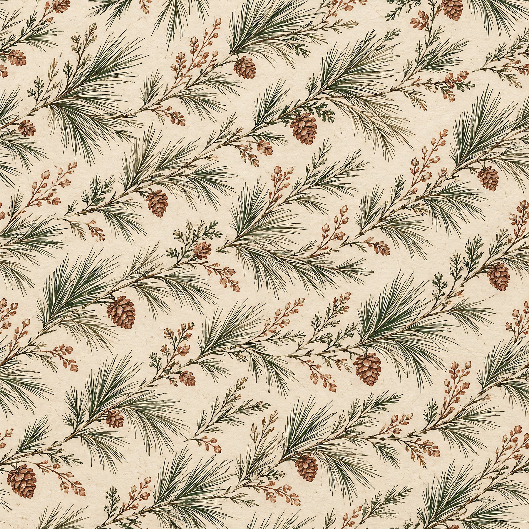 Copper Pine Christmas — 40 Digital Scrapbook Paper Designs preview 2