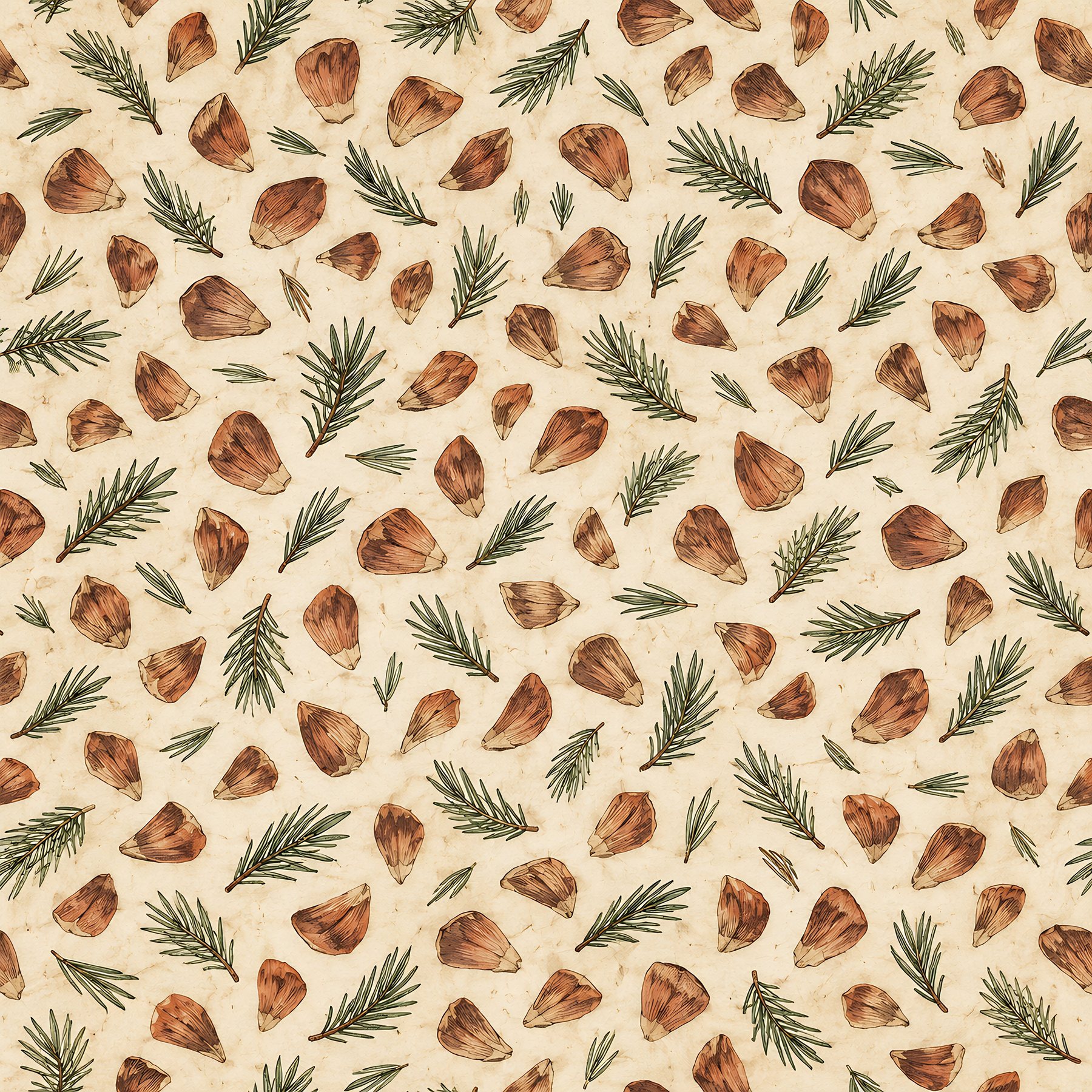 Copper Pine Christmas — 40 Digital Scrapbook Paper Designs preview 4