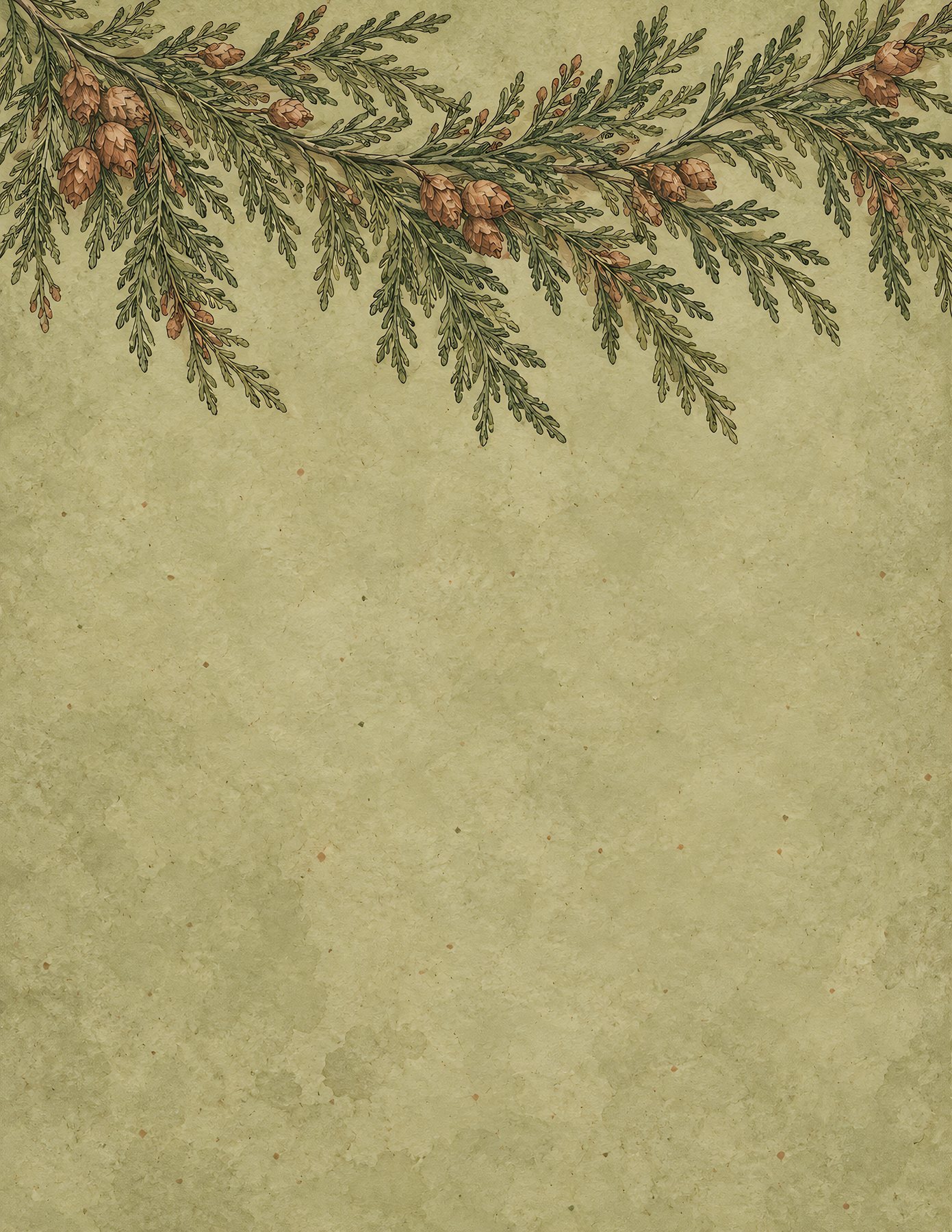 Copper Pine Christmas — 40 Digital Scrapbook Paper Designs preview 5