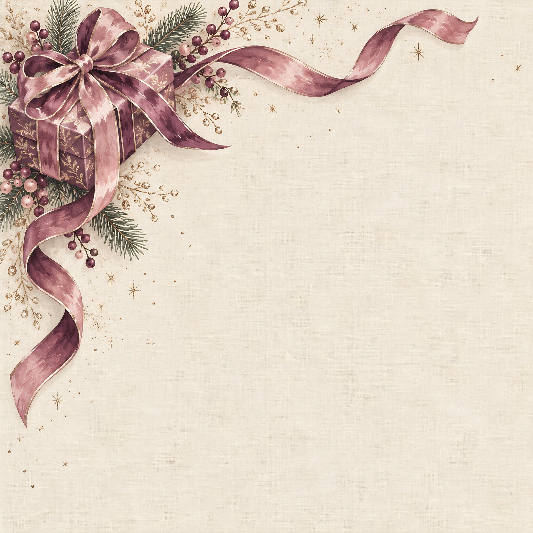 Sugarplum Bow Christmas Papers 40 preview 3