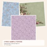 Free Sugarplum Bow Christmas Papers 40 – 3 Printable Scrapbook Paper Samples preview