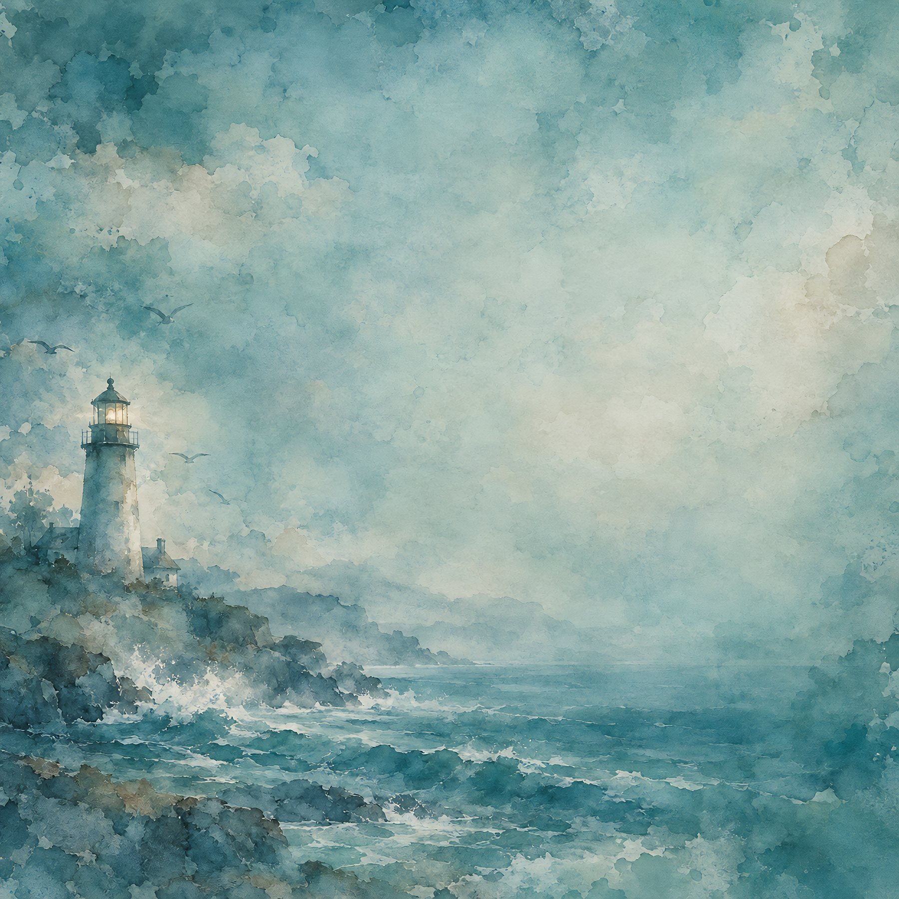 Coastal Lighthouse Memory Journal Papers preview 5